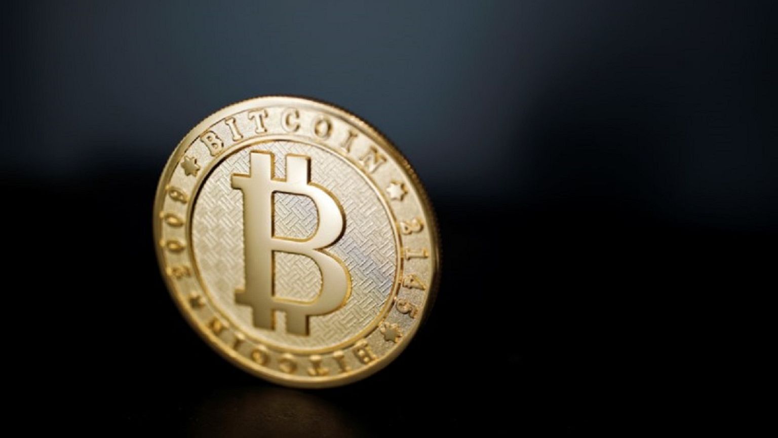 شعار العملة الافتراضية بيتكوين