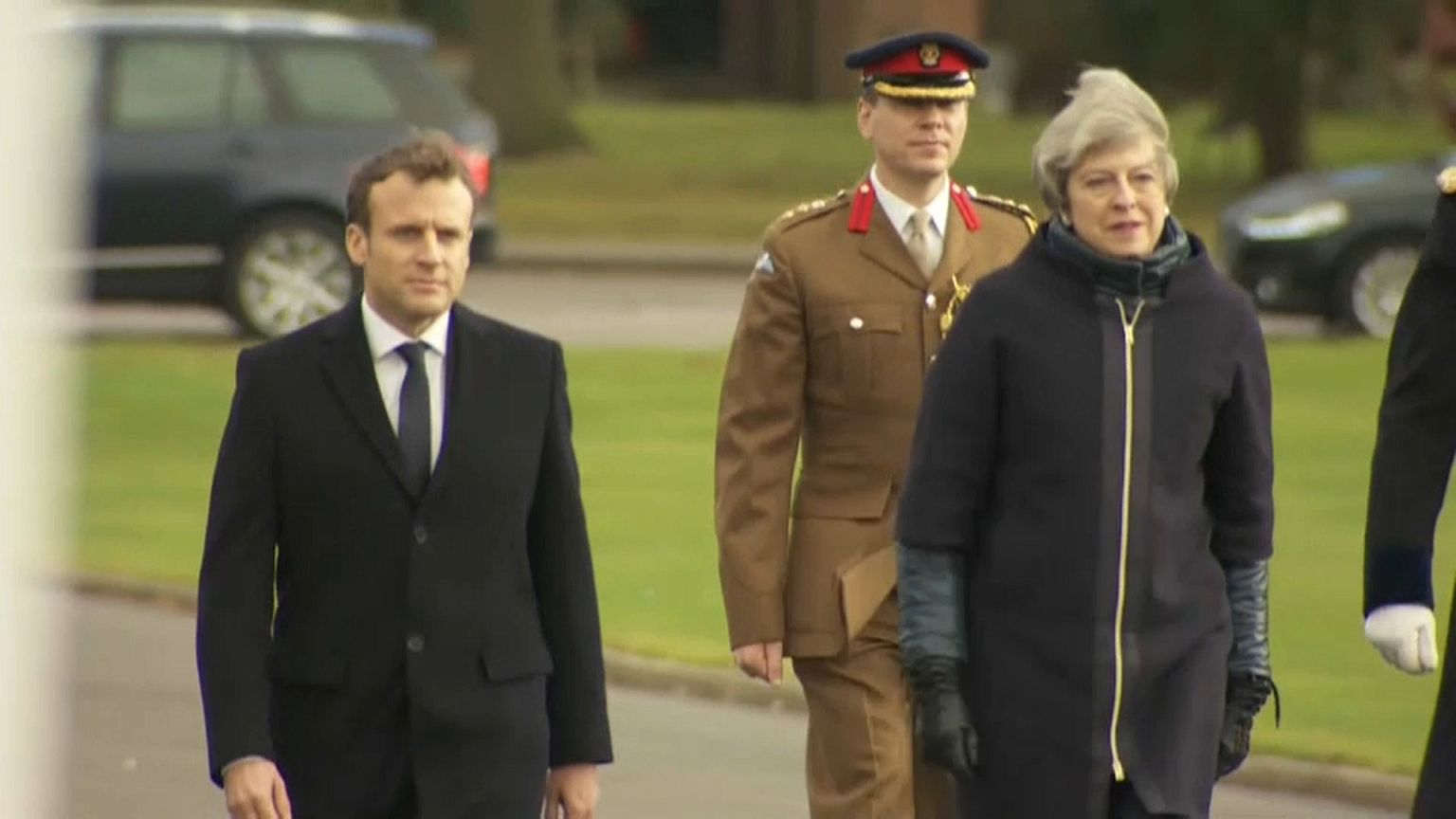 Macron a Londra