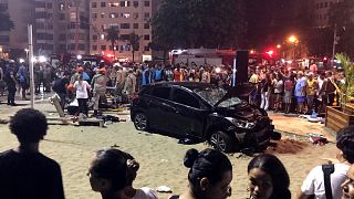 Baby killed as car hits crowd at Copacabana beach