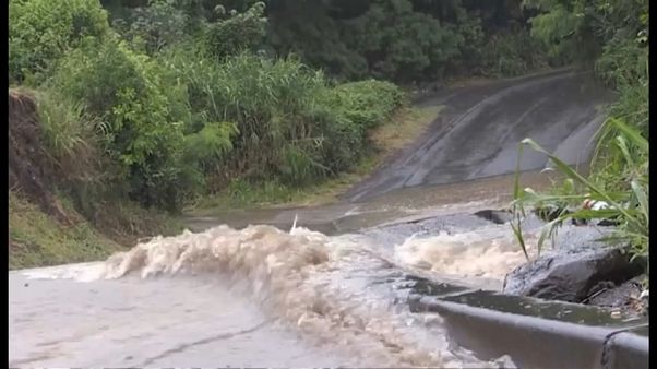 Inondations à la Réunion après le passage de Berguitta Inondations à la Réunion après le passage de Berguitta