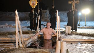 En Russie, le bain glacé de la Théophanie