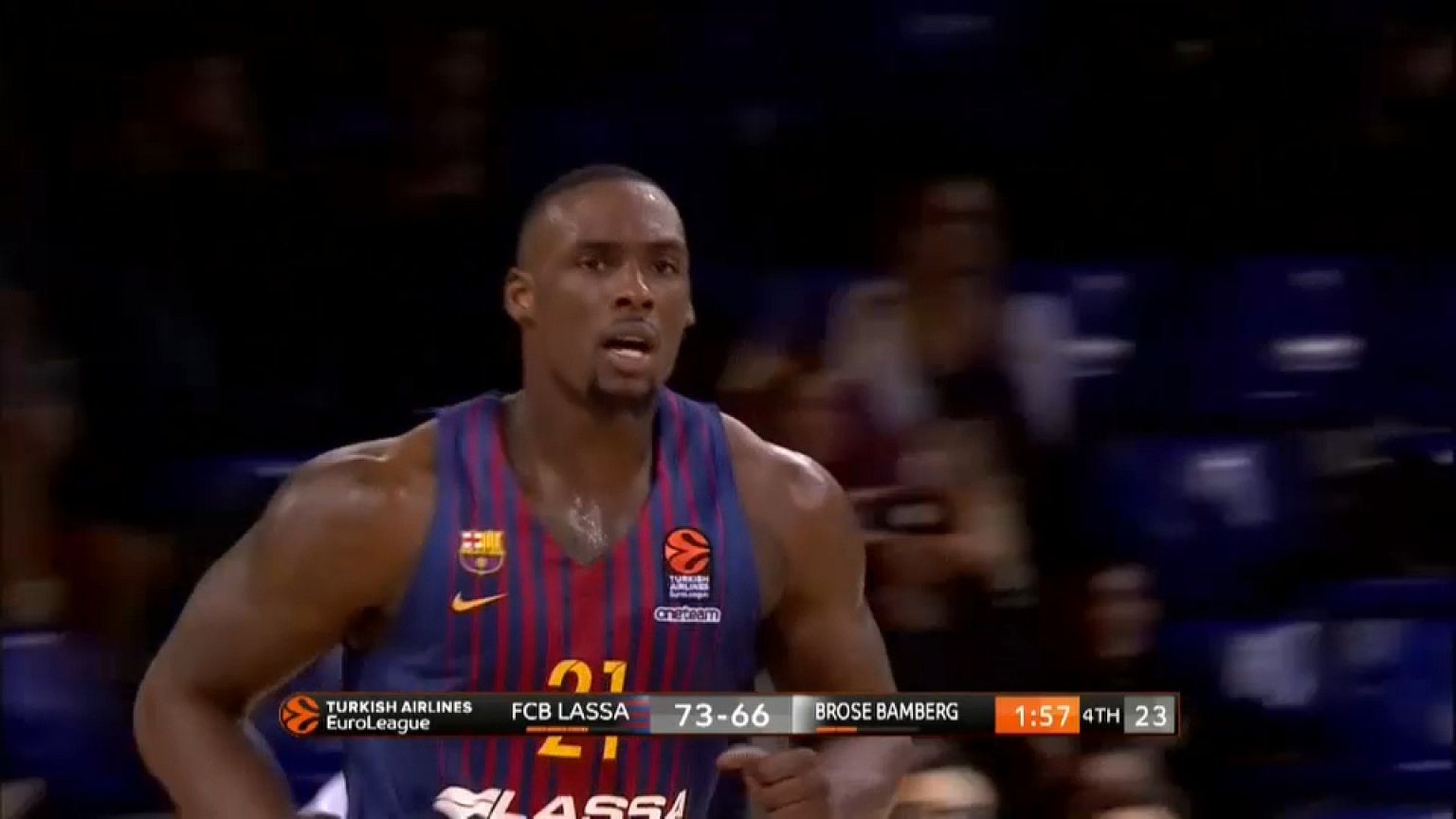 Victoria del Barcelona ante el Brose Bamberg en la Euroliga, 81-66