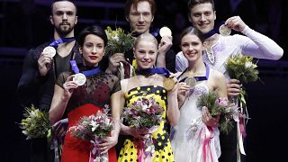 Avrupa Artistik Patinaj Şampiyonası'na Rus sporcular damga vurdu