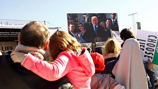 Videobotschaft vom Rosengarten des Weißen Hauses zum "March for Life"