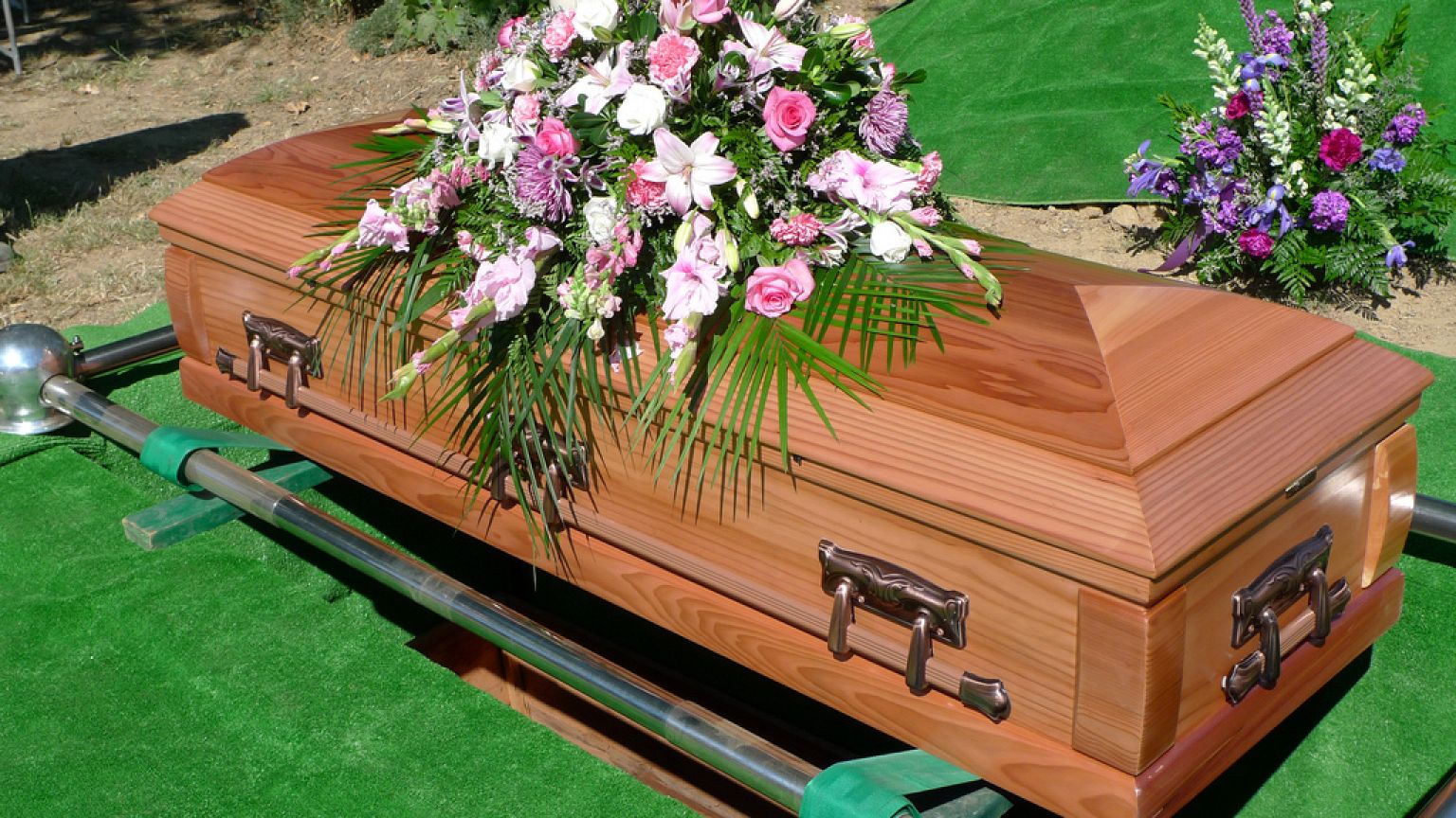 Ava Nell's coffin