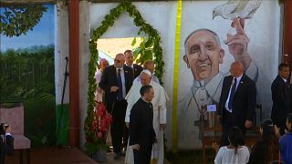 Pope continues championing of the Amazon, meets indigenous children