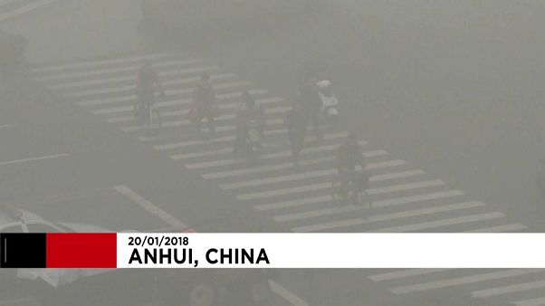 Nordosten Chinas versinkt im Nebel Nordosten Chinas versinkt im Nebel