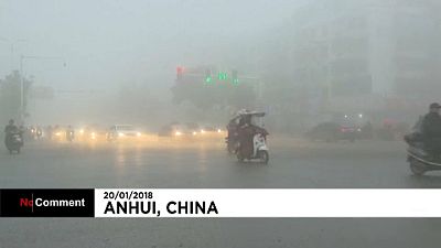 Sűrű köd Kínában