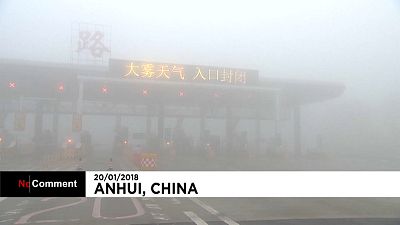 Nevoeiro na China fecha autoestradas