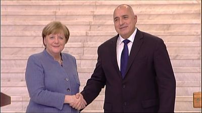 Angela Merkel is bolstered by unity message on Bulgaria visit