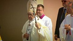 El papa Francisco visita la localidad peruana de Trujillo