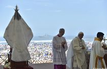 Le pape François au chevet des victimes d'El Niño
