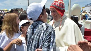 Papa relembra tragédias do 'El Niño' em Trujillo