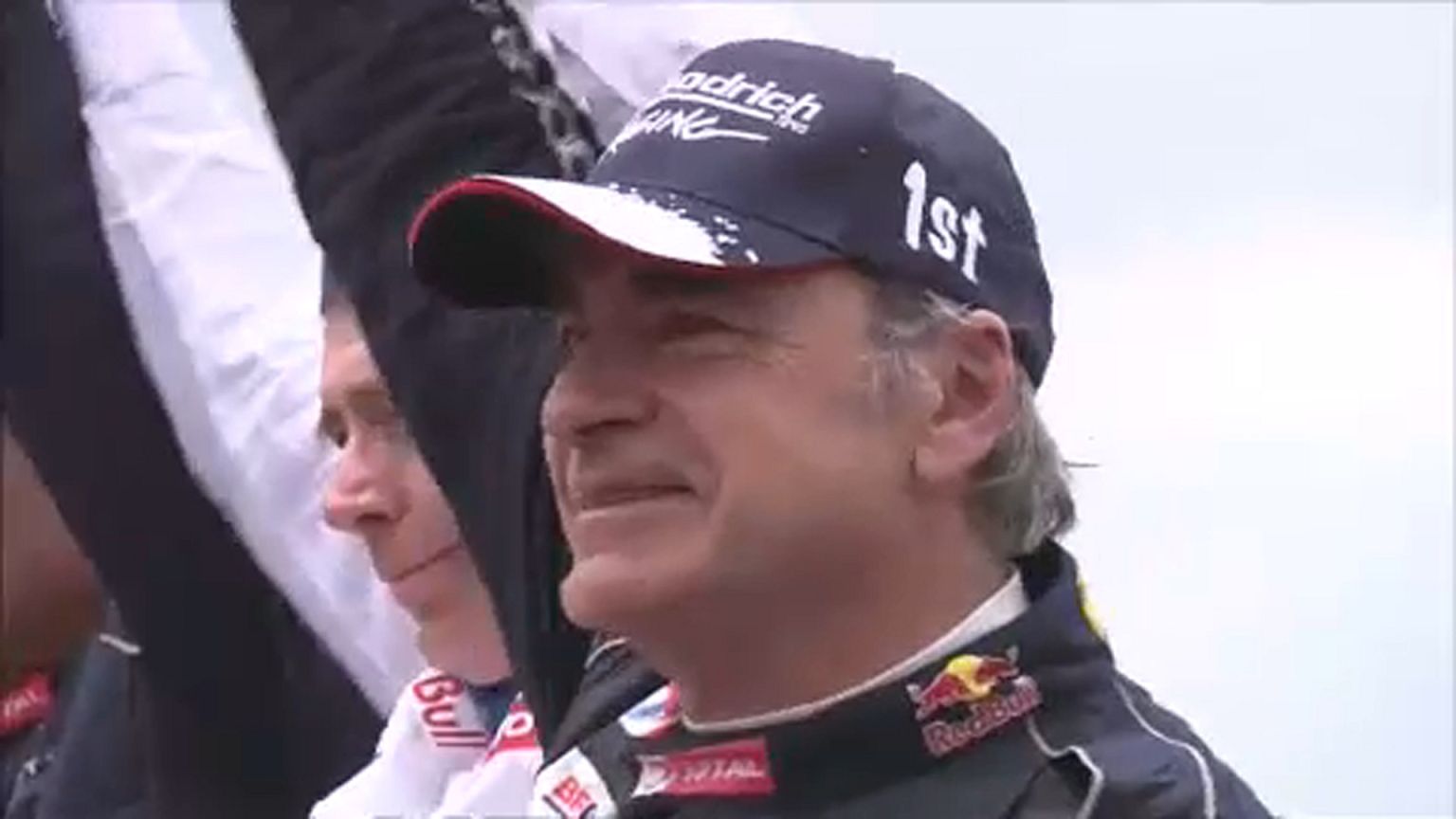 Carlos Sainz ünnepel