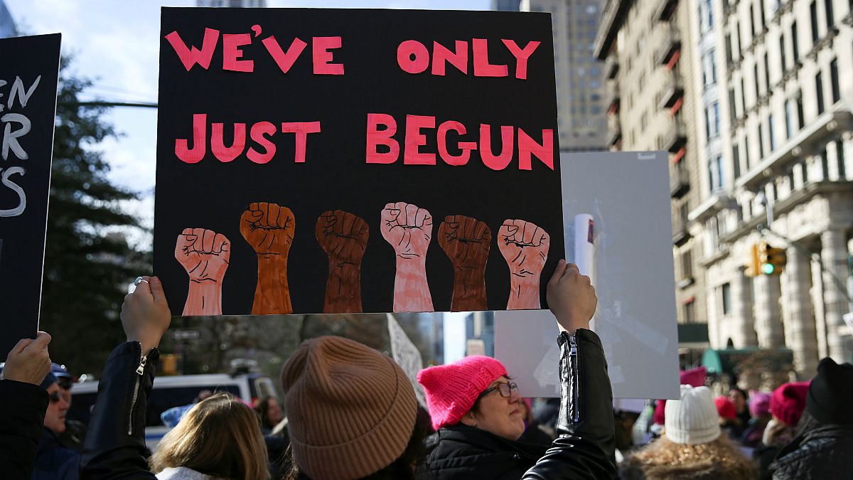 ABD: 'Kadınlar Yürüyüşü' için yüz binler sokağa indi