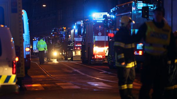 Footage shows deadly hotel blaze in Prague Footage shows deadly hotel blaze in Prague