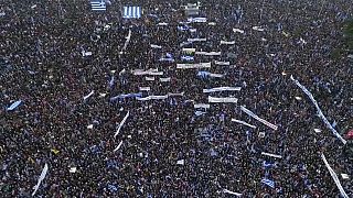 Grecia: megamanifestazione dei nazionalisti a Salonicco