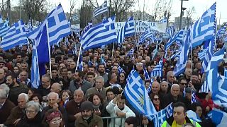 Греки протестуют против Македонии
