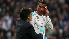 شاهد: لحظة إصابة كريستيانو رونالدو بعد إحرازه هدفه الثاني في مرمى ديبورتيفو لاكورونيا