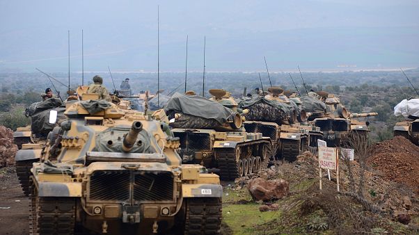 Confrontos entre exército turco e rebeldes curdos na Operação "Ramo de Oliveira" Confrontos entre exército turco e rebeldes curdos na Operação "Ramo de Oliveira"