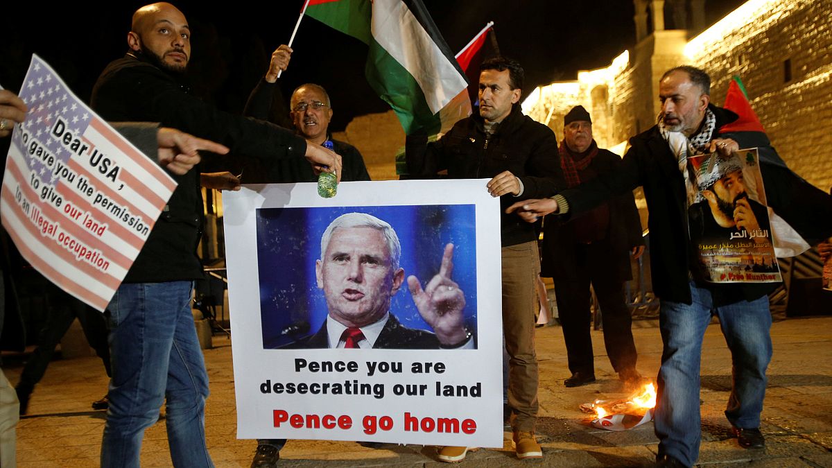 Il vicepresidente americano Pence è arrivato in Israele