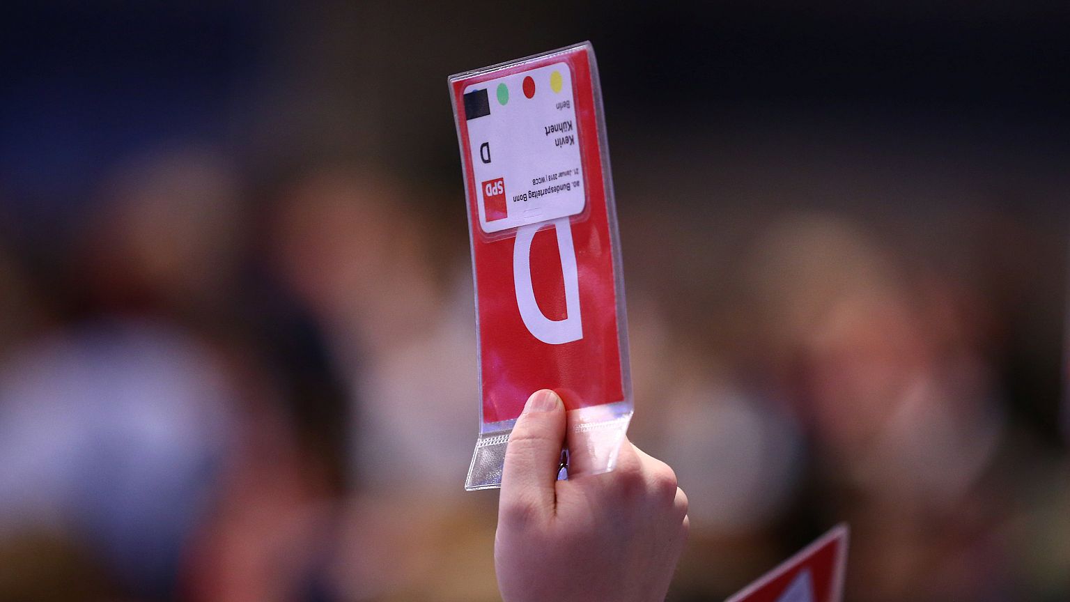 Abstimmung bei der SPD