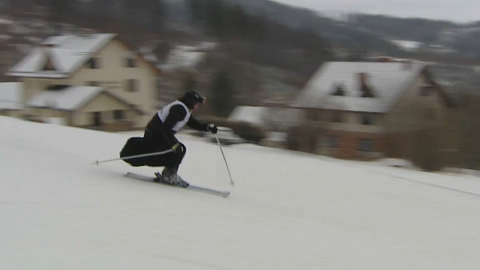 Des soutanes sur les pistes de ski polonaises !