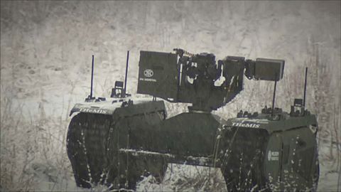 Estonian War robots are put through their paces 