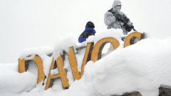 Zuviel Schnee in Davos