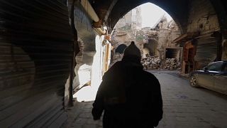 Shops reopen in Aleppo market – or what's left of it