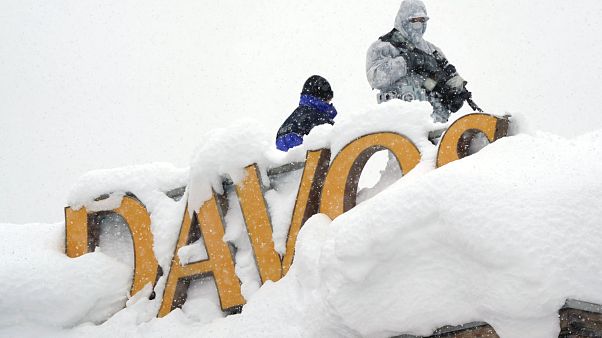 Massime sicurezza a Davos, Svizzera Massime sicurezza a Davos, Svizzera