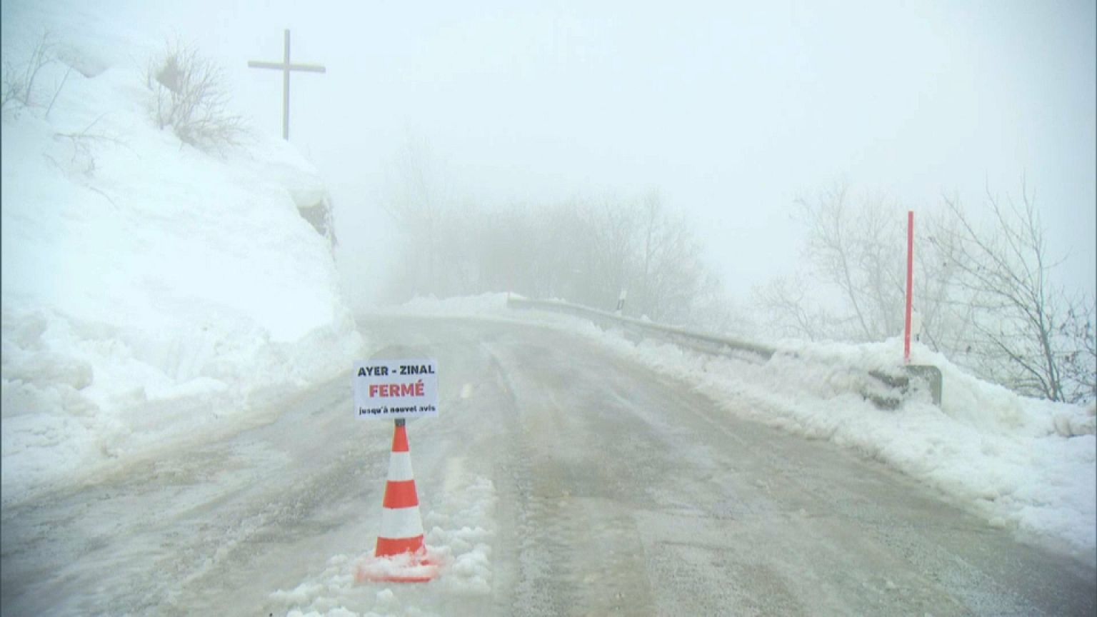 Альпы накрыло снегом