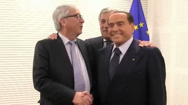 Berlusconi AB ile hasret giderdi Berlusconi AB ile hasret giderdi