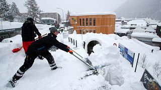 Heavy snow causes chaos in Europe's top ski resorts
