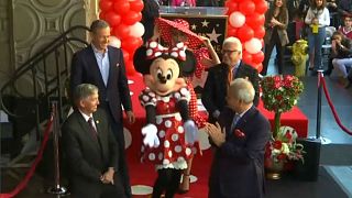Minnie Mouse immortalised on Hollywood's Walk of Fame