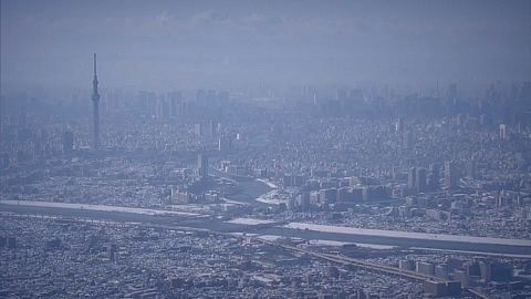 Tokyo snow