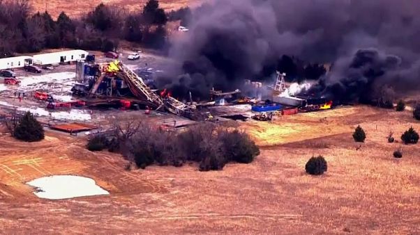 Fünf Vermisste nach Gasexplosion auf Bohrstelle in Oklahoma Fünf Vermisste nach Gasexplosion auf Bohrstelle in Oklahoma