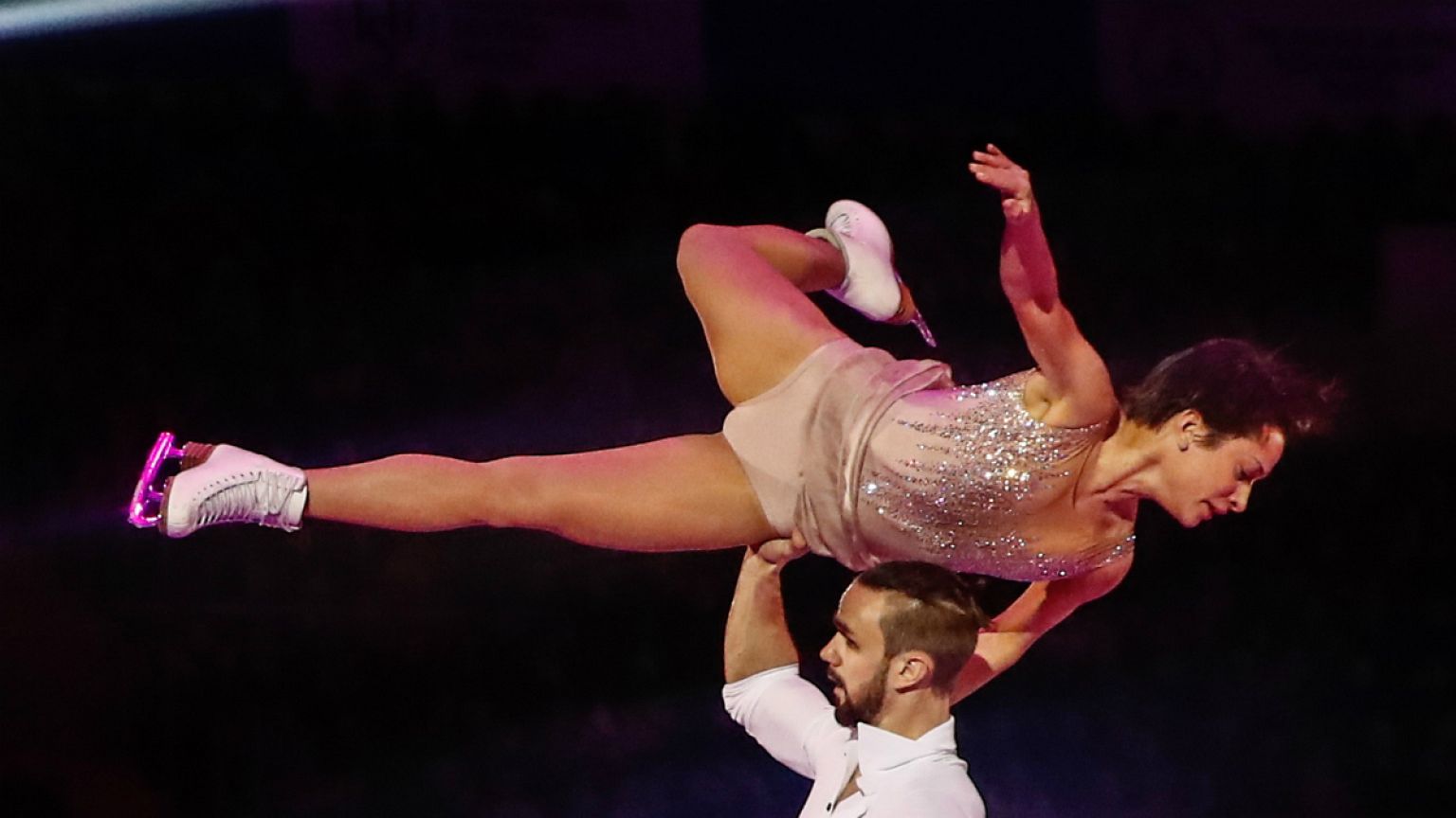 Ksenia Stolbova foi medalha de ouro por equipas em Sochi2014