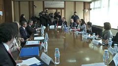 Le delegazioni dei ministeri di Giustizia greco e turco 