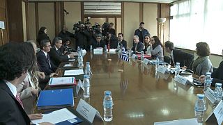 Le delegazioni dei ministeri di Giustizia greco e turco