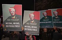 Protestas contra Trump en Suiza