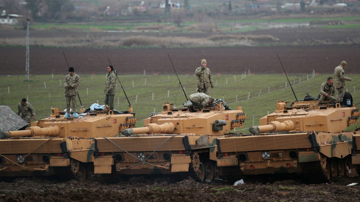 استفاده ترکیه از تانکهای آلمانی در سوریه خشم مخالفان مرکل را برانگیخت