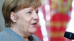 A Davos, Angela Merkel contre le protectionnisme