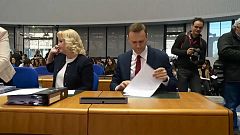 Алексей Навальный выступил в Страсбурге