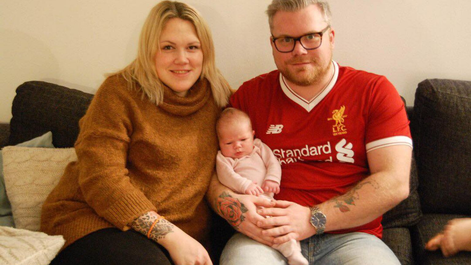 Padre tifoso del Liverpool chiama la figlia Ynwa (You'll Never Walk Alone)