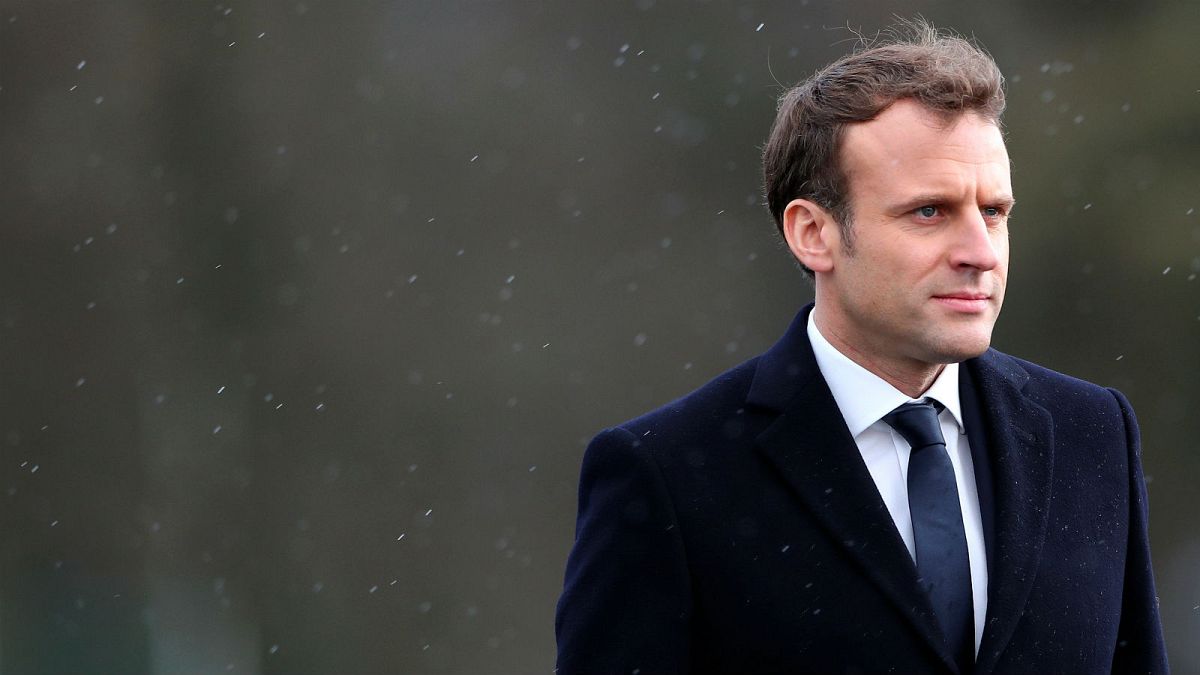 French President Emmanuel Macron set to speak at the World Economic Forum.