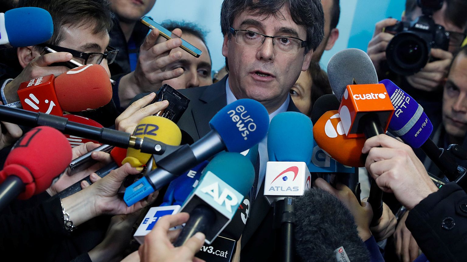 Le responsable catalan Carles Puigdemont