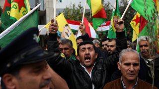 Διαδήλωση Κούρδων στη Λευκωσία για την Άφριν