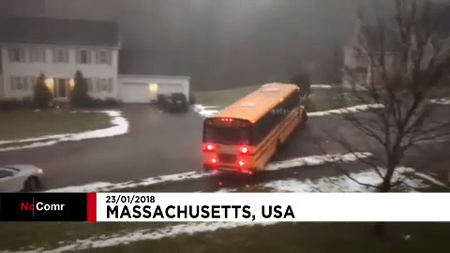 Irányíthatatlan iskolabusz Massachusetts-ben
