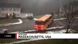 Irányíthatatlan iskolabusz Massachusetts-ben